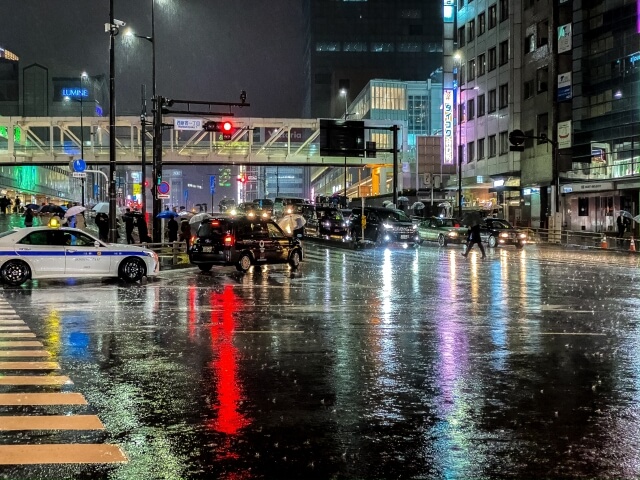 雨の時も安心です。